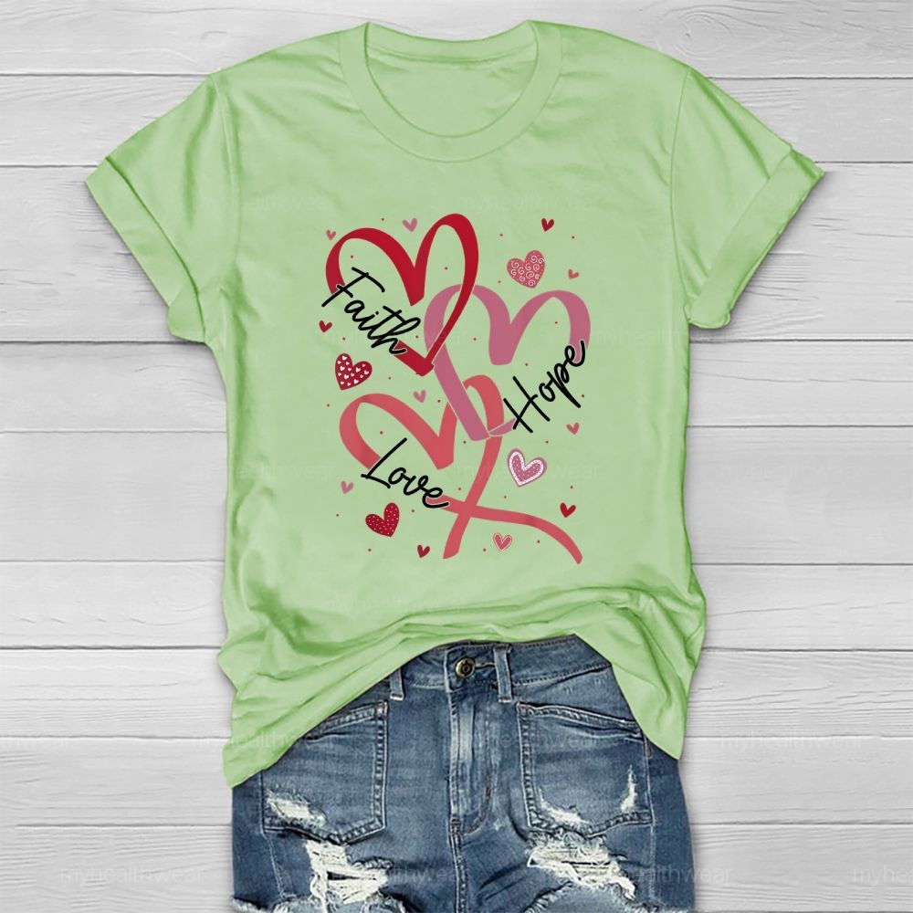 Faith Hope Love  Healthwear T-shirt