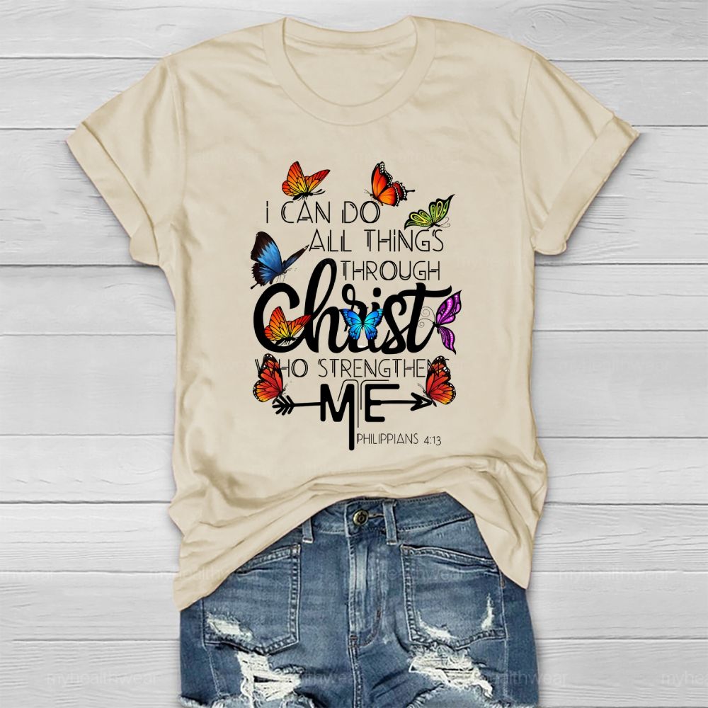 I Can Do All Things Through Christ Who Strengthens Me Healthwear T-shirt