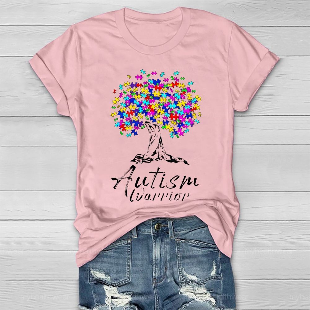 Autism Warrior  Healthwear T-shirt