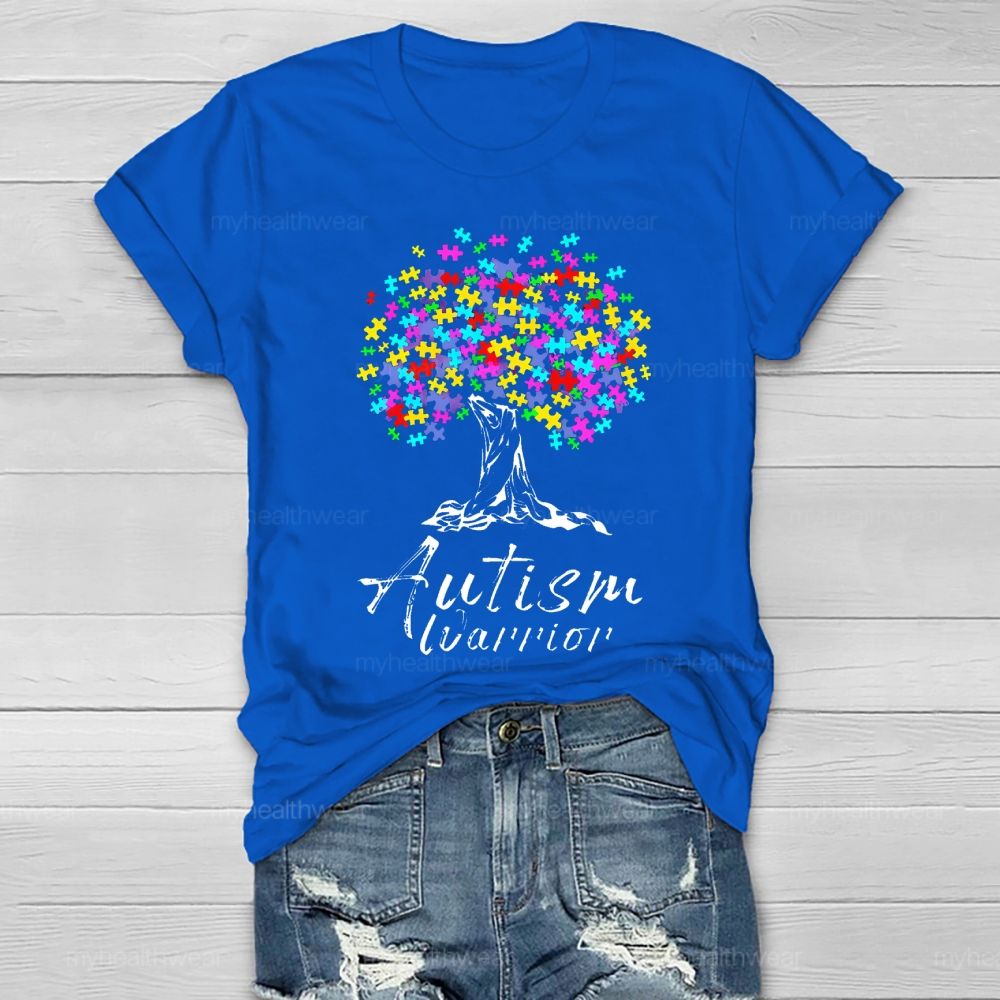Autism Warrior  Healthwear T-shirt