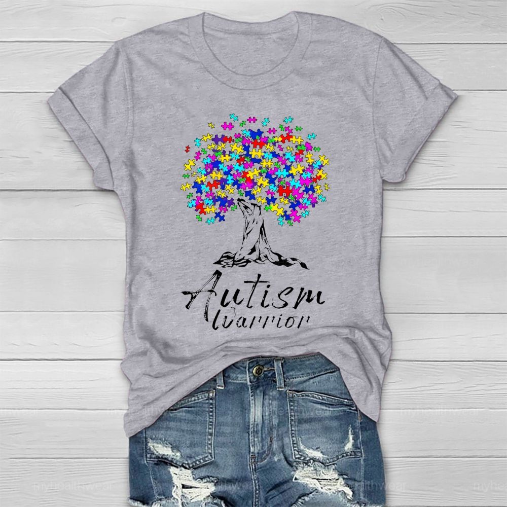 Autism Warrior  Healthwear T-shirt