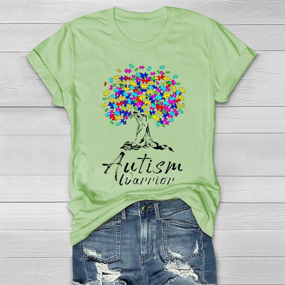 Autism Warrior  Healthwear T-shirt