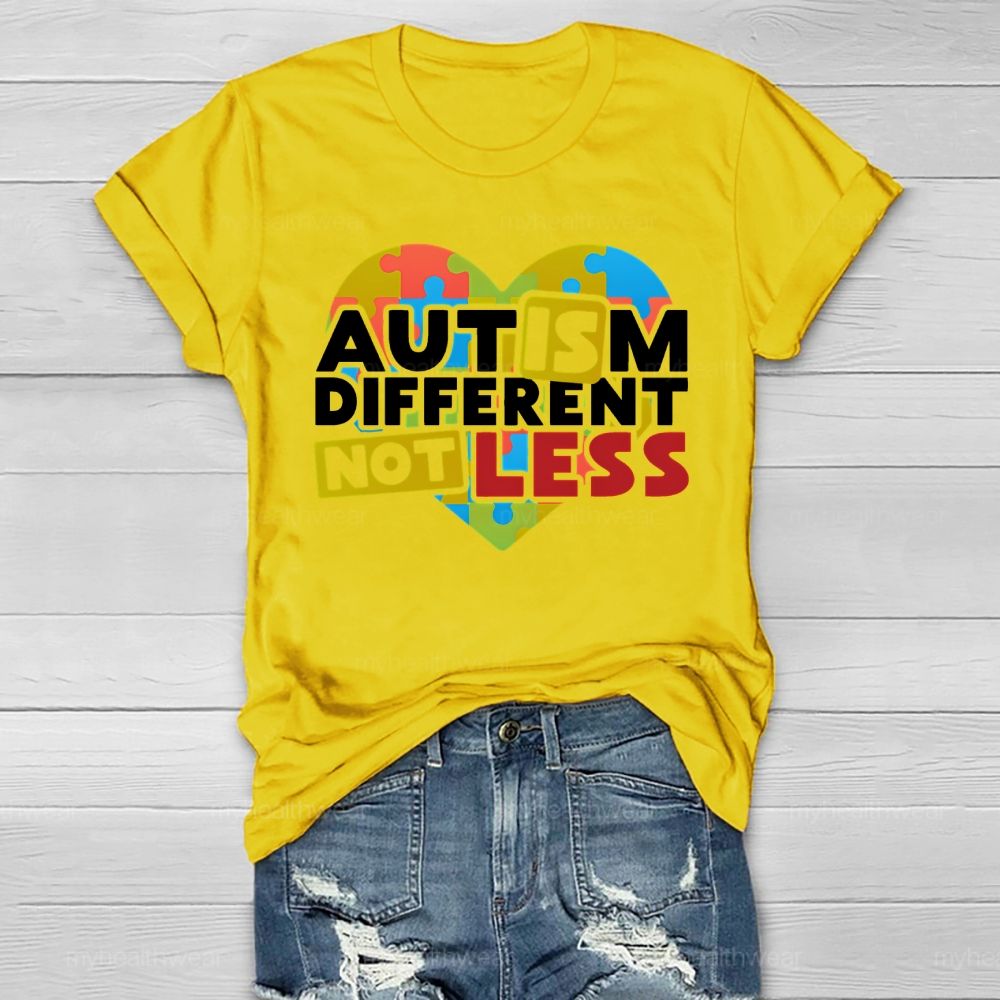 Autism Different Not Less Healthwear T-shirt