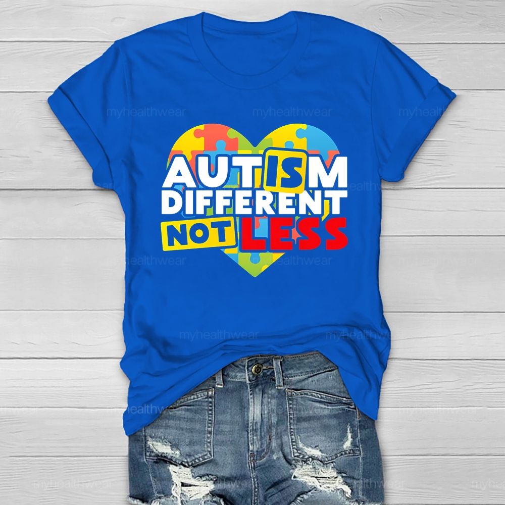 Autism Different Not Less Healthwear T-shirt