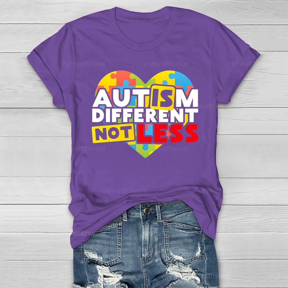 Autism Different Not Less Healthwear T-shirt