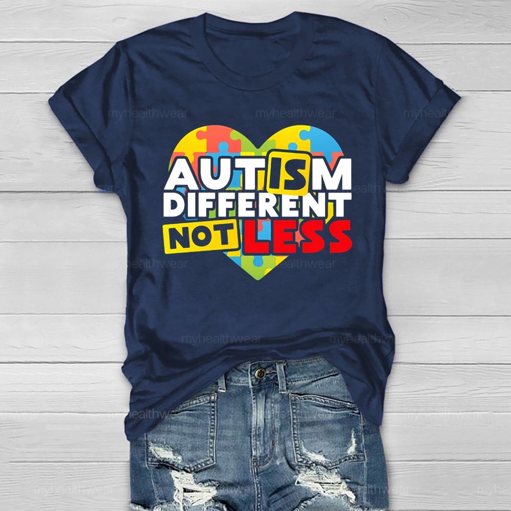 Autism Different Not Less Healthwear T-shirt