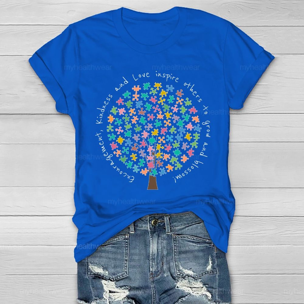 Encouragement Kindness And Love Inspire Others To Grow And Blossom Healthwear T-shirt