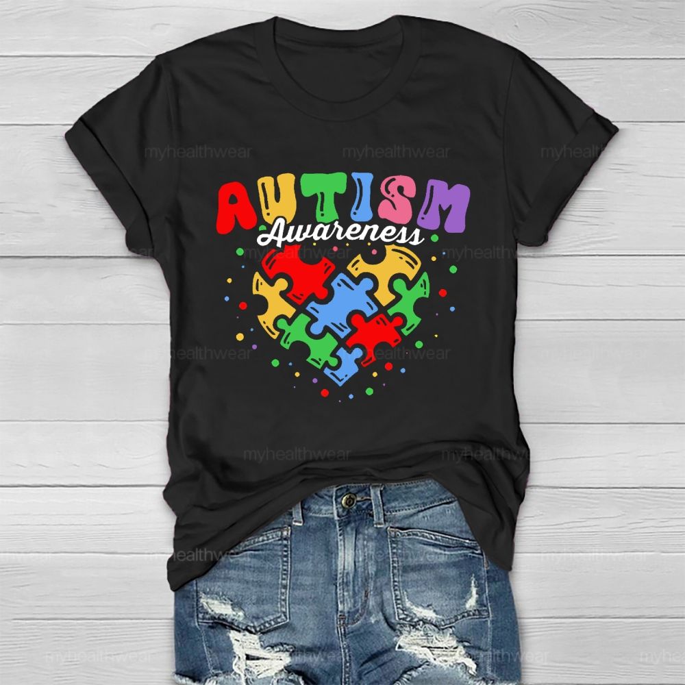 Autism Awareness Love Healthwear T-shirt