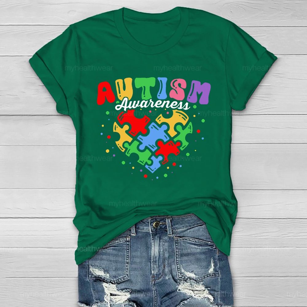 Autism Awareness Love Healthwear T-shirt
