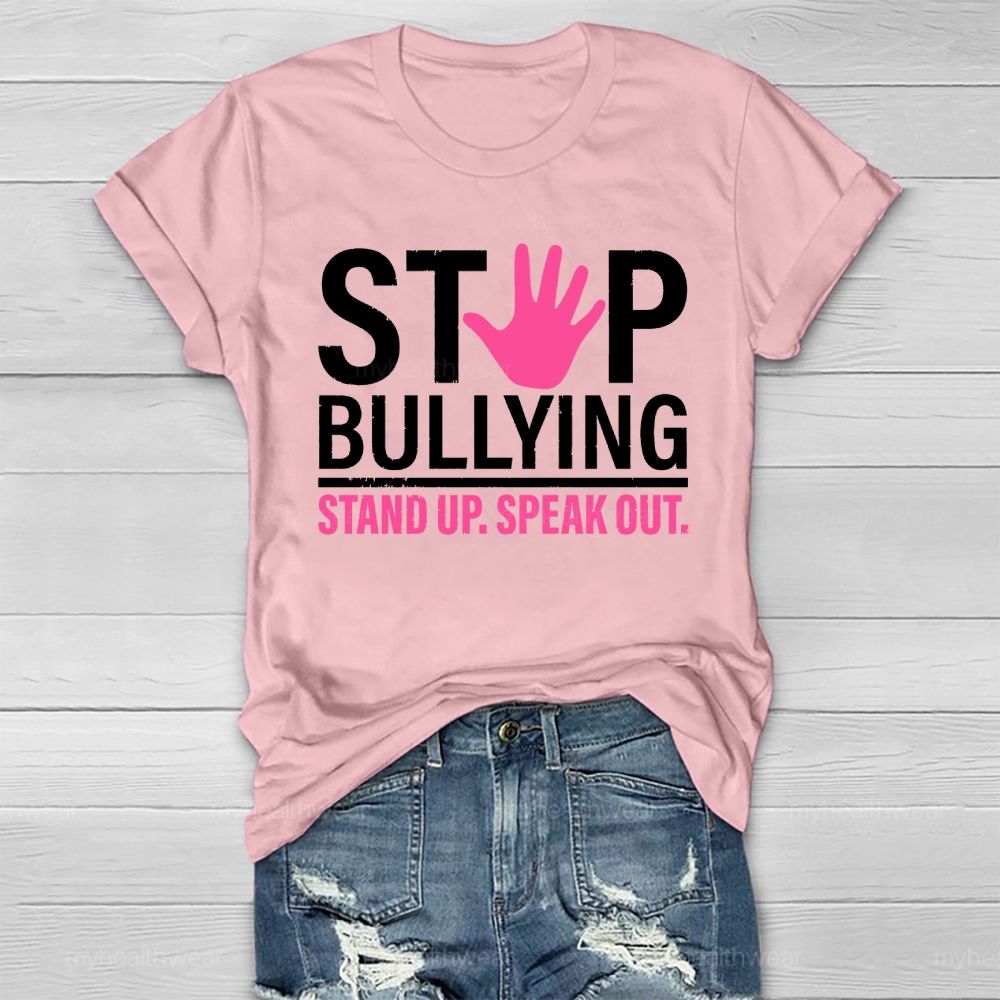 Stop Bullying Stand Up Speak Out Healthwear T-shirt