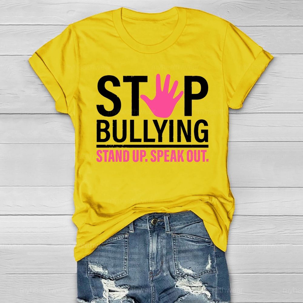 Stop Bullying Stand Up Speak Out Healthwear T-shirt