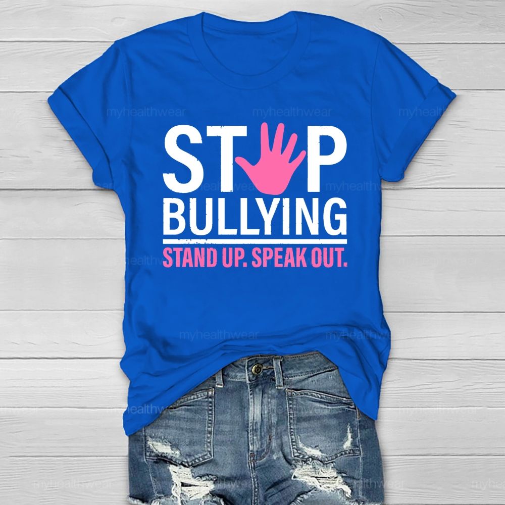 Stop Bullying Stand Up Speak Out Healthwear T-shirt