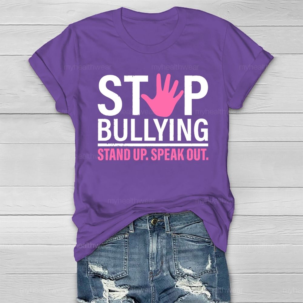 Stop Bullying Stand Up Speak Out Healthwear T-shirt