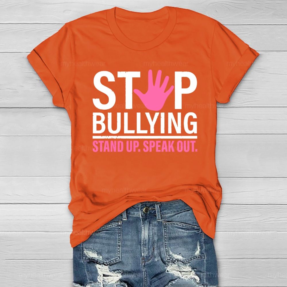Stop Bullying Stand Up Speak Out Healthwear T-shirt
