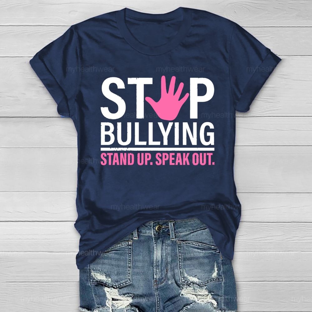 Stop Bullying Stand Up Speak Out Healthwear T-shirt