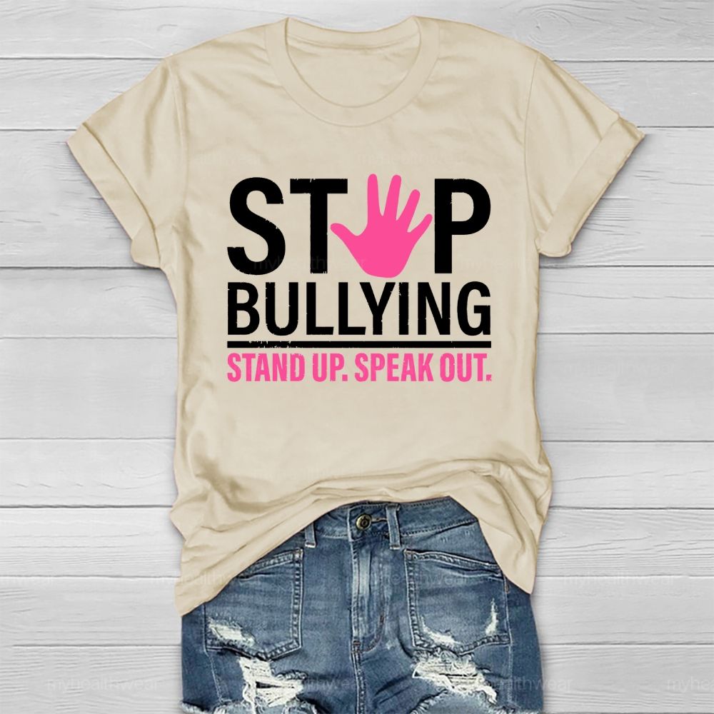Stop Bullying Stand Up Speak Out Healthwear T-shirt