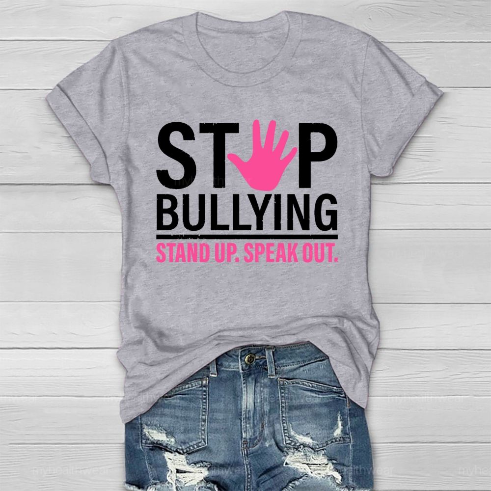 Stop Bullying Stand Up Speak Out Healthwear T-shirt