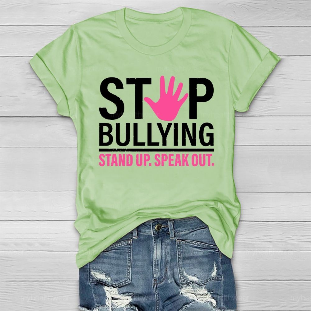 Stop Bullying Stand Up Speak Out Healthwear T-shirt
