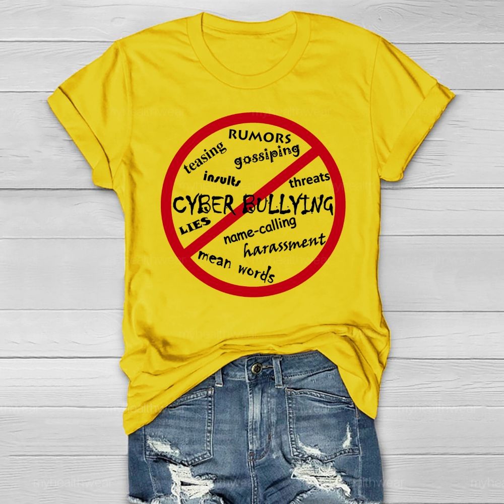 Stop Cyberbullying Healthwear T-shirt