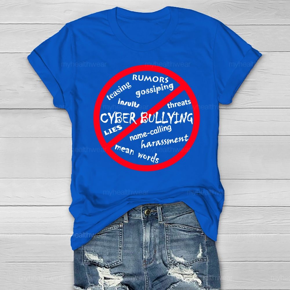 Stop Cyberbullying Healthwear T-shirt