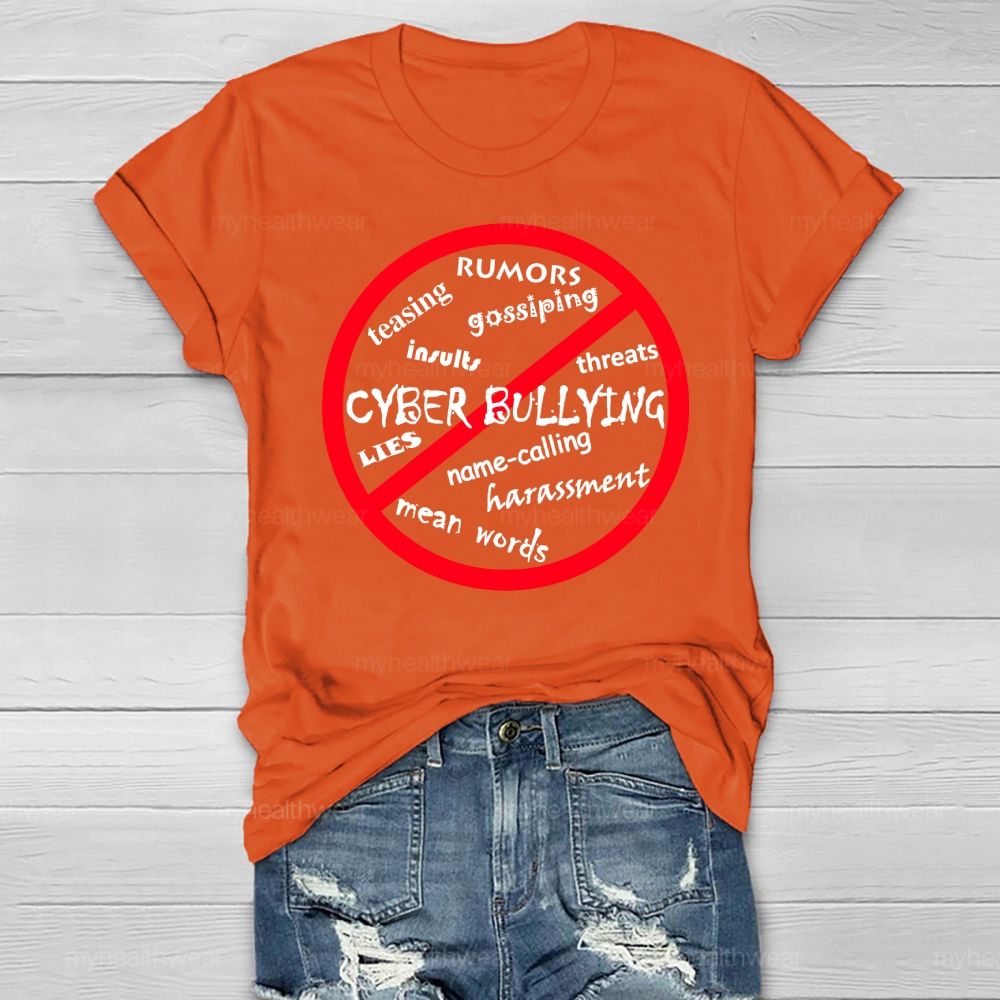 Stop Cyberbullying Healthwear T-shirt