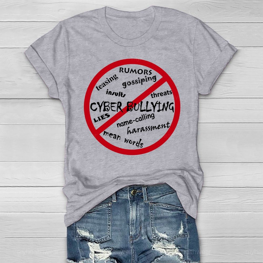 Stop Cyberbullying Healthwear T-shirt