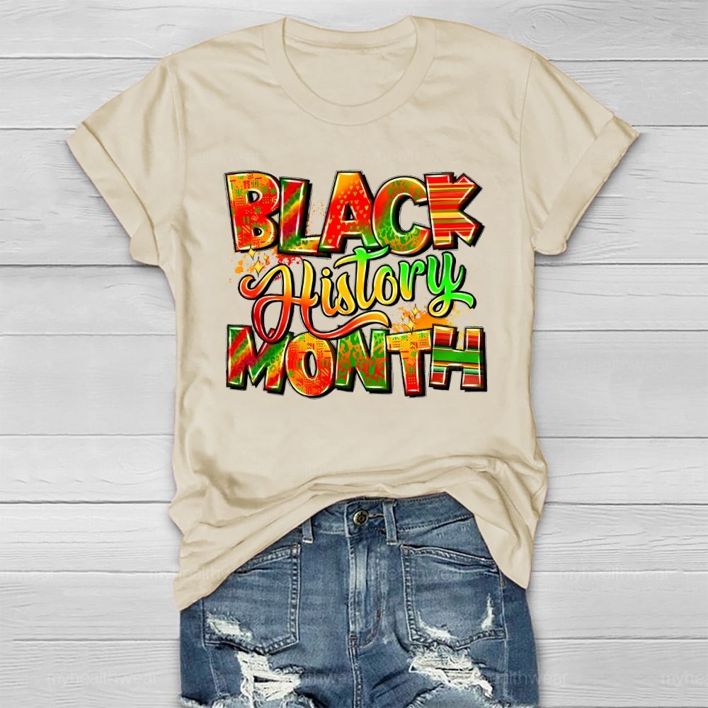 Black History Month Healthwear T-shirt