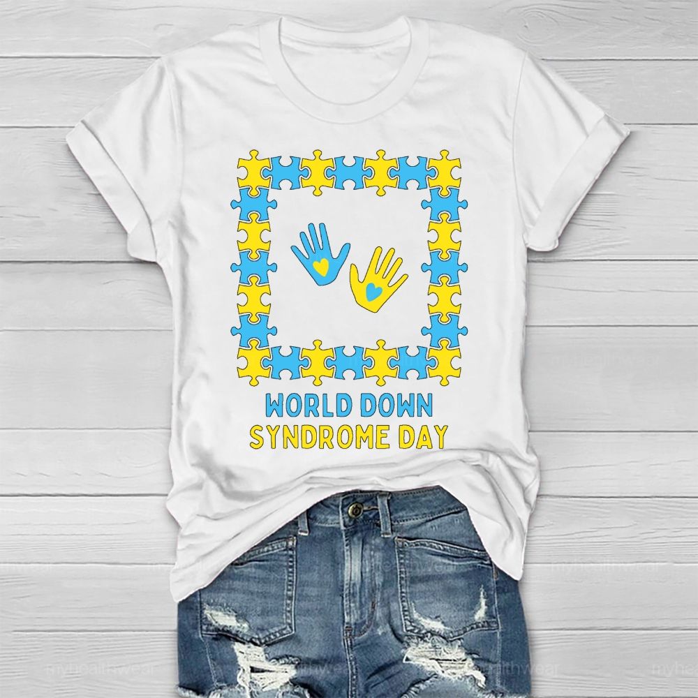 World Down Syndrome Day  Healthwear T-shirt