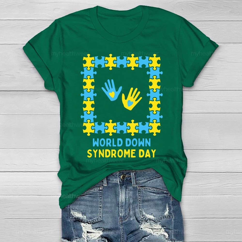 World Down Syndrome Day  Healthwear T-shirt