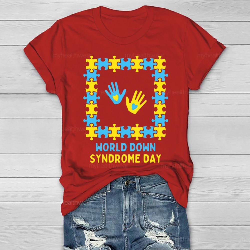 World Down Syndrome Day  Healthwear T-shirt