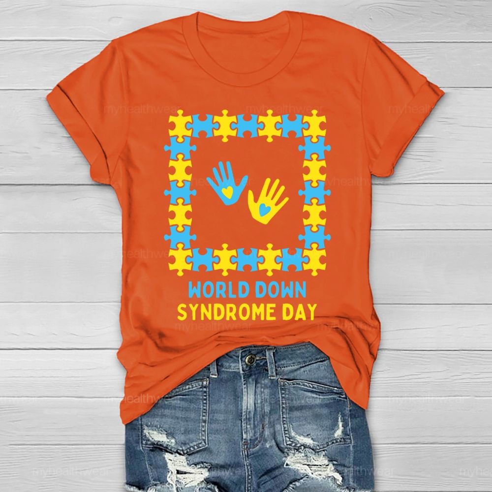 World Down Syndrome Day  Healthwear T-shirt