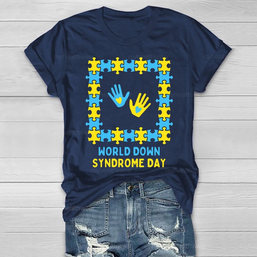 World Down Syndrome Day  Healthwear T-shirt