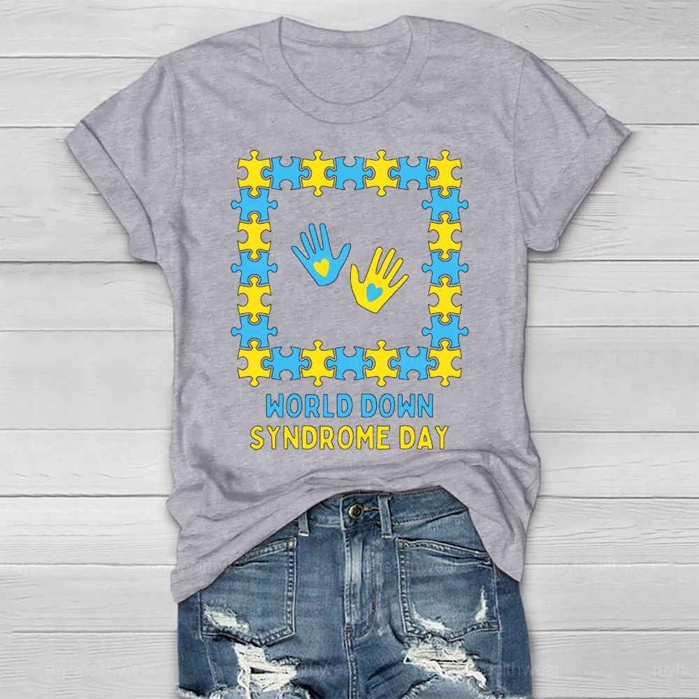 World Down Syndrome Day  Healthwear T-shirt