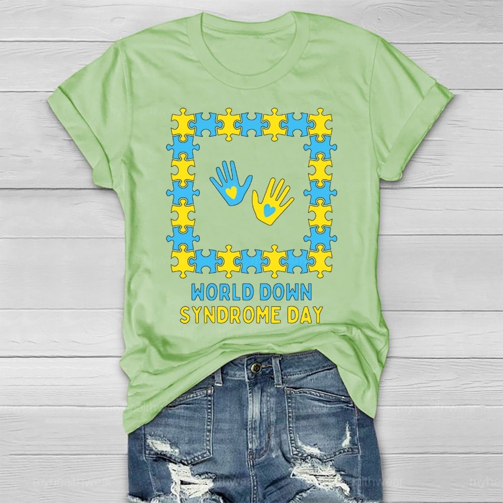 World Down Syndrome Day  Healthwear T-shirt