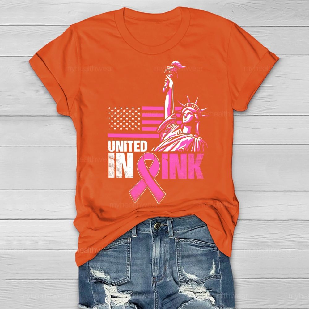 United In Pink Healthwear T-shirt