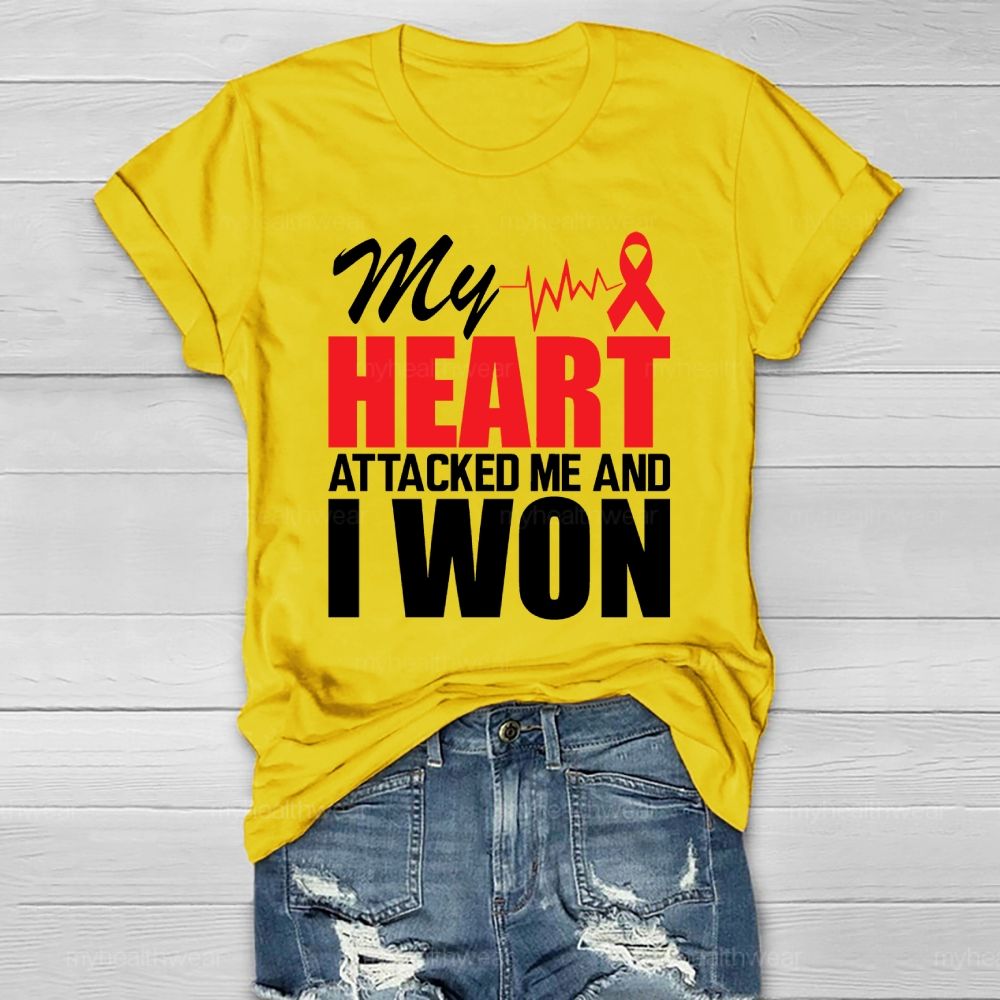 My Heart Attacked Me And I Won Healthwear T-shirt
