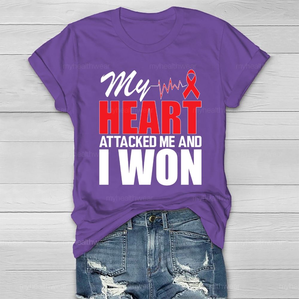 My Heart Attacked Me And I Won Healthwear T-shirt