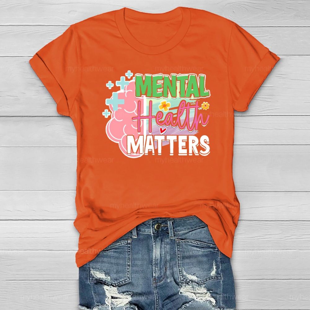 Mental Health Matters Brain Healthwear T-shirt