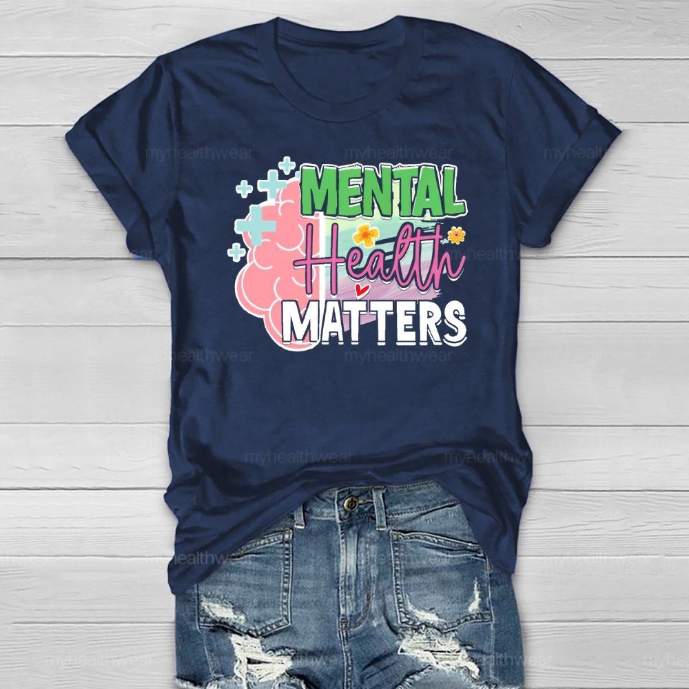 Mental Health Matters Brain Healthwear T-shirt