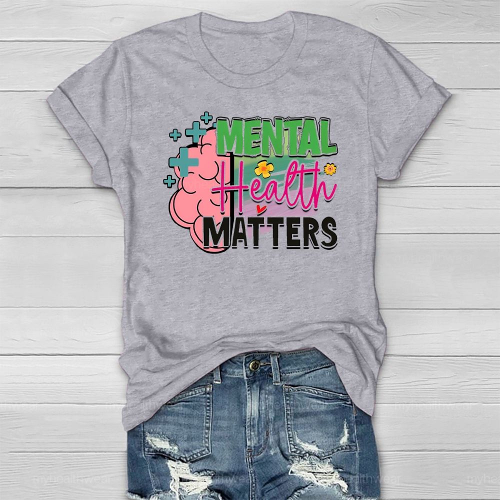 Mental Health Matters Brain Healthwear T-shirt