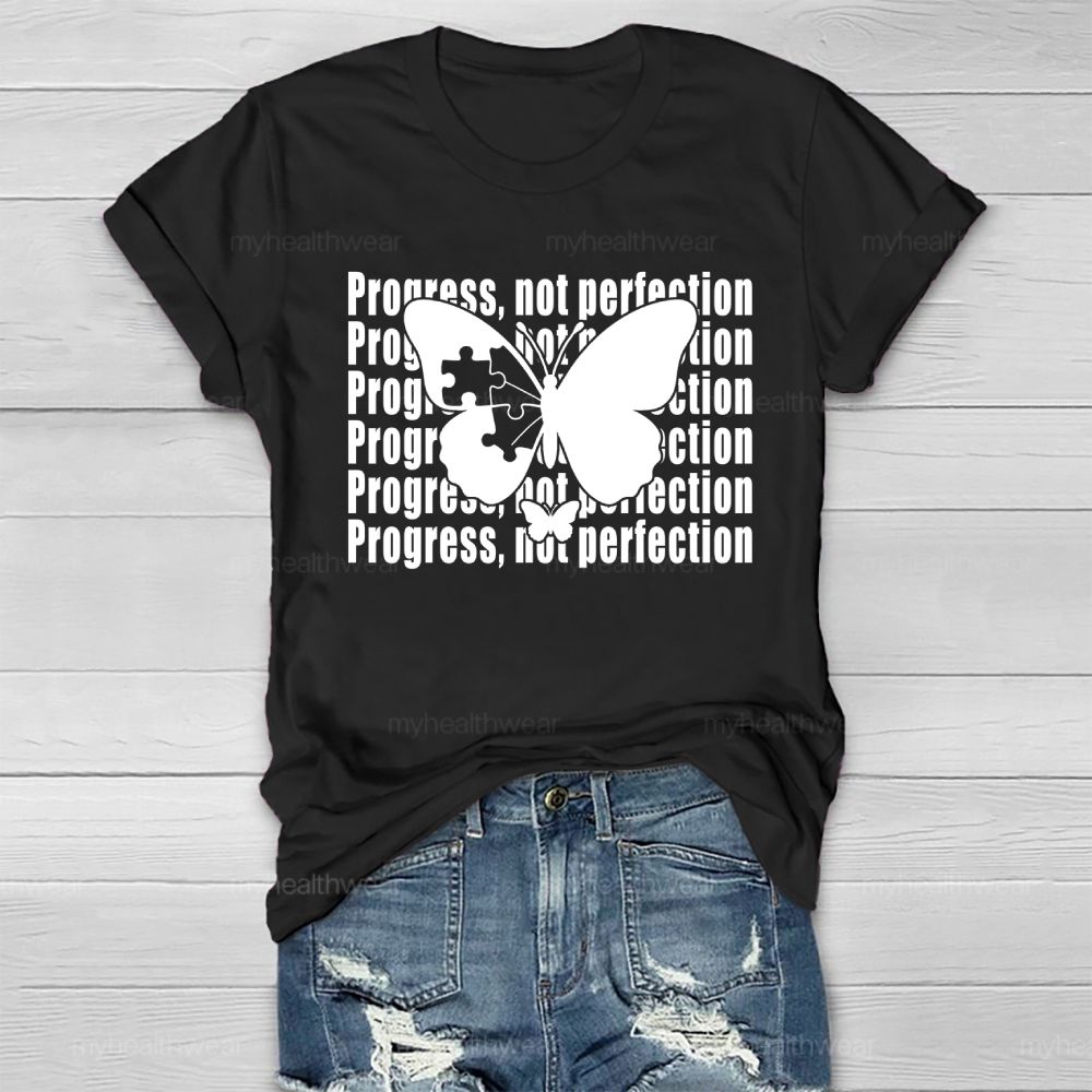Progress Not Perfection Healthwear T-shirt