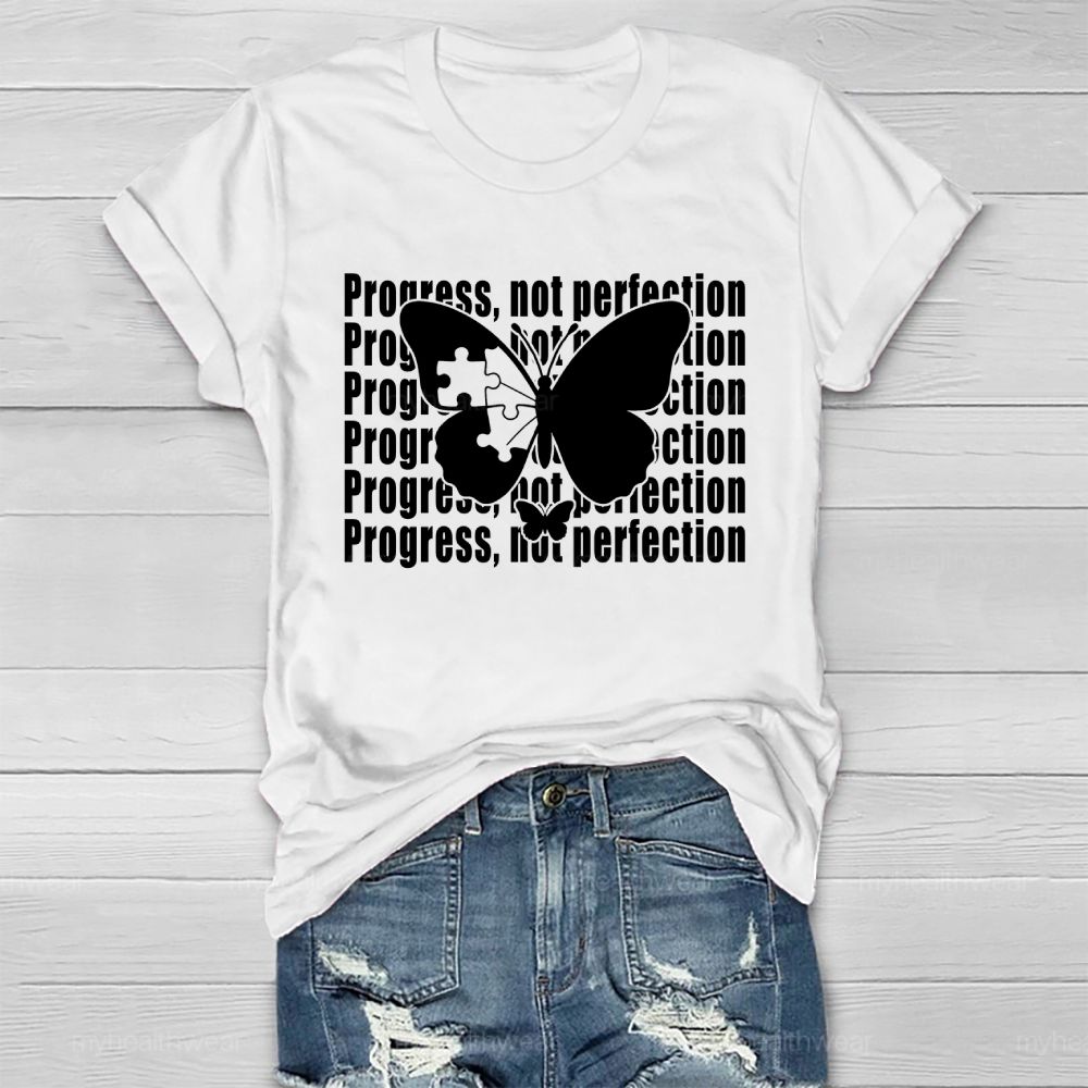 Progress Not Perfection Healthwear T-shirt