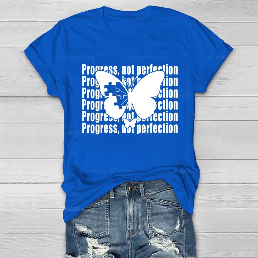 Progress Not Perfection Healthwear T-shirt