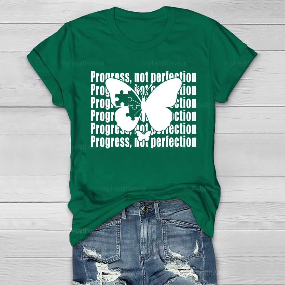 Progress Not Perfection Healthwear T-shirt