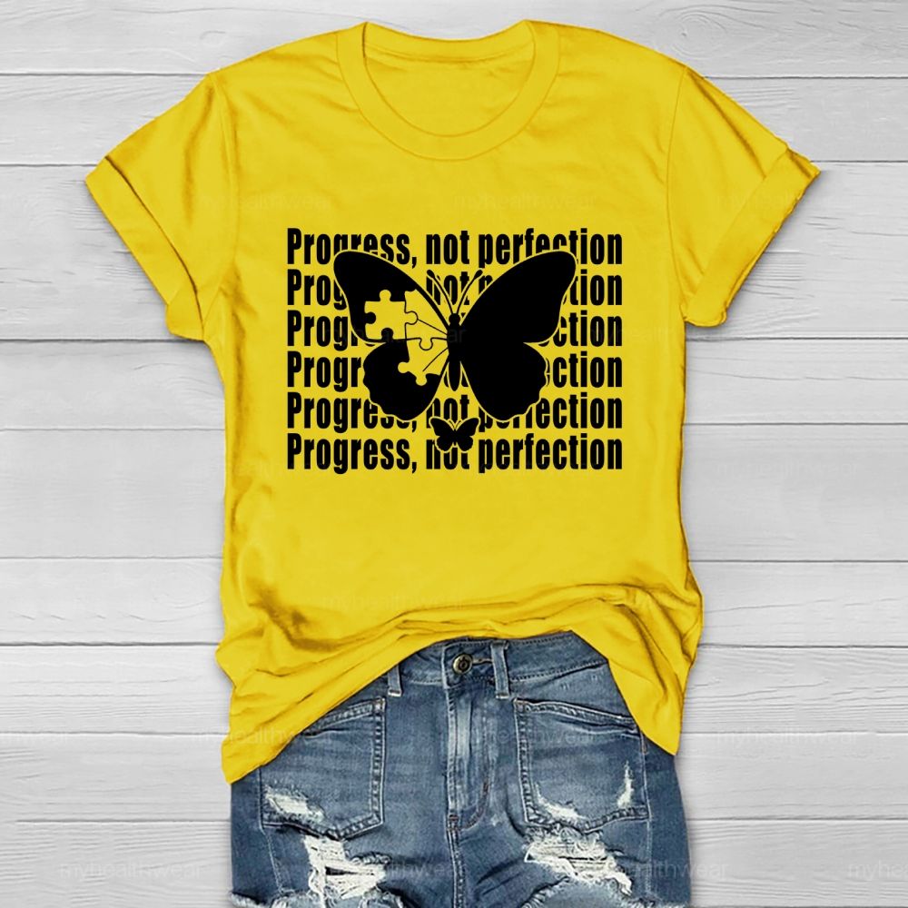 Progress Not Perfection Healthwear T-shirt