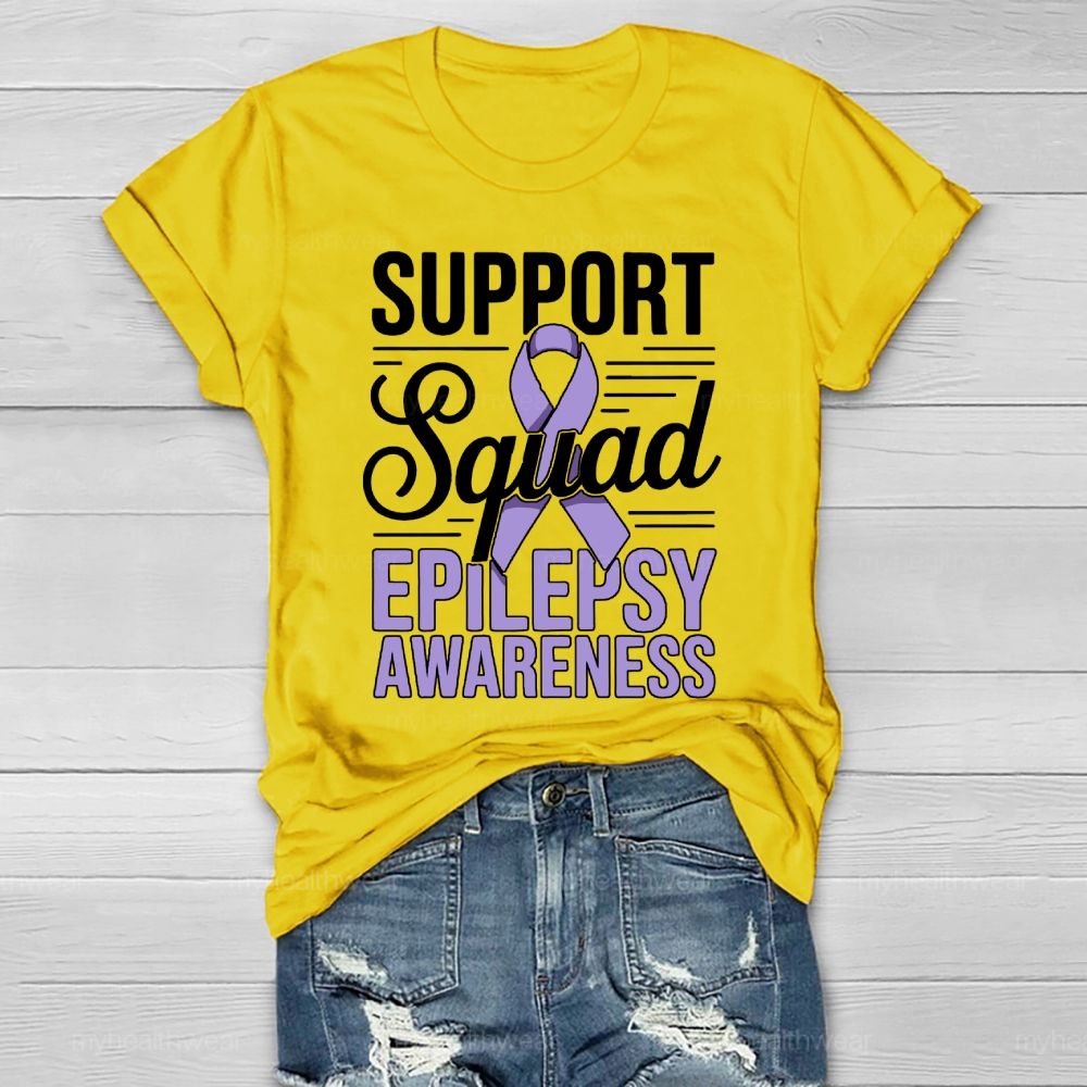 Support Squad Epilepsy Awareness Healthwear T-shirt