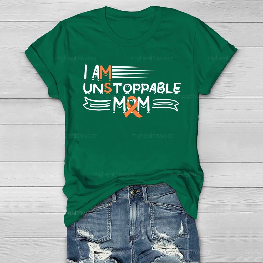 I Am Unstoppable Mom Healthwear T-shirt