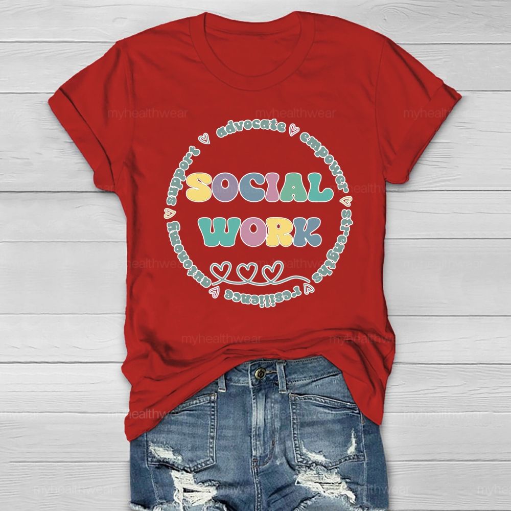 Social Work Healthwear T-shirt