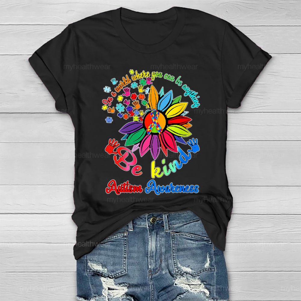 Be Kind Autism Awareness Healthwear T-shirt