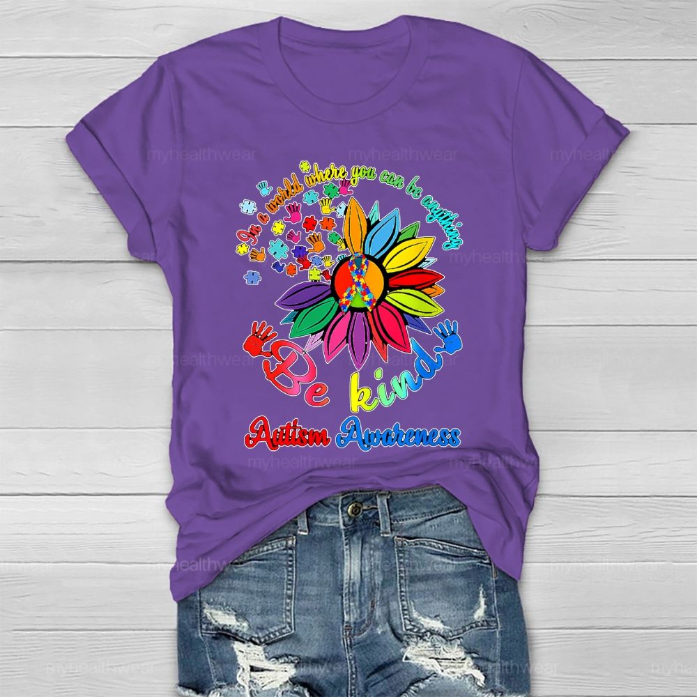 Be Kind Autism Awareness Healthwear T-shirt
